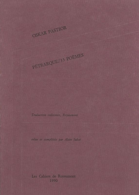 Pétrarque / 33 poèmes