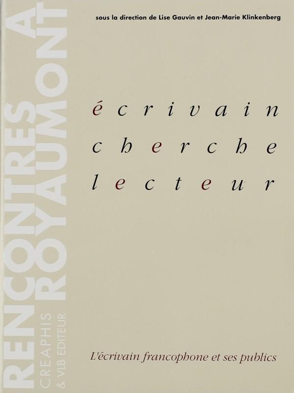 &Eacutecrivain cherche lecteur